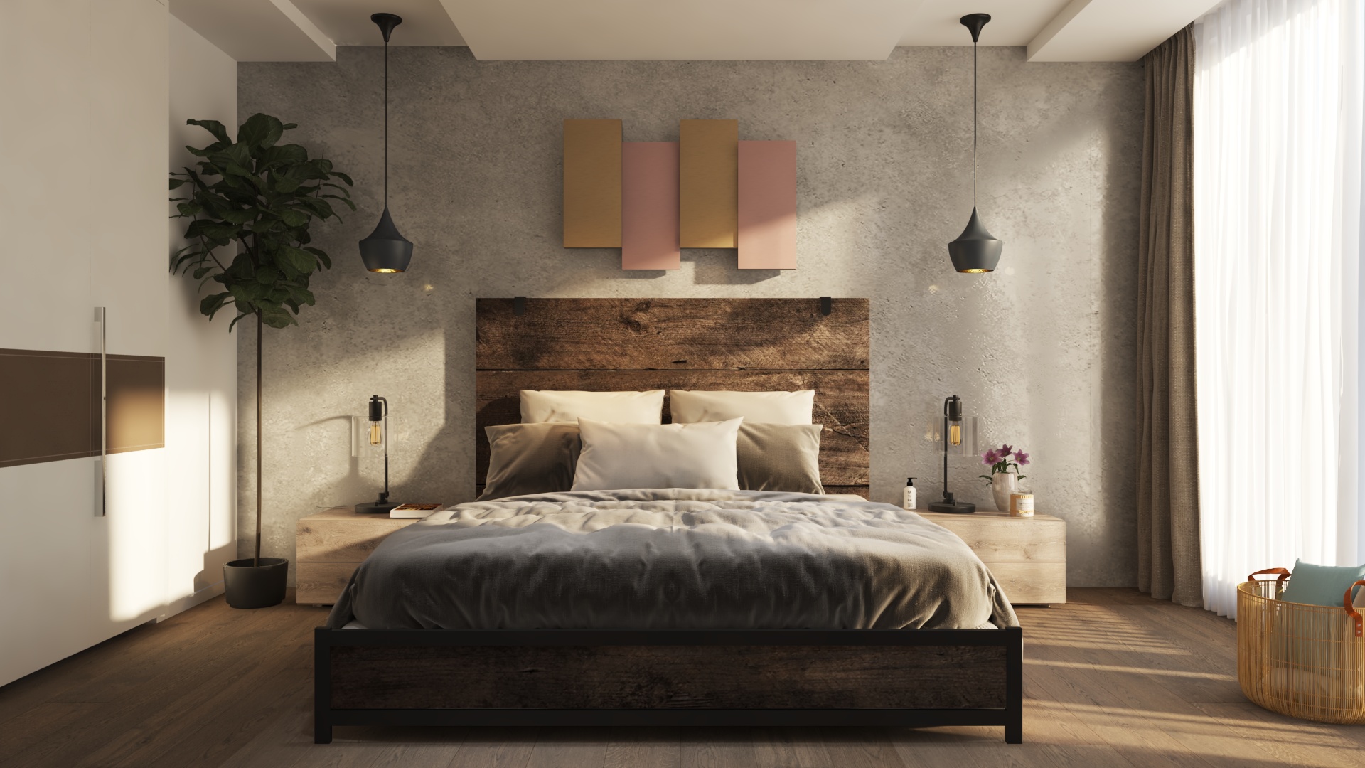 3D Bedroom Interior